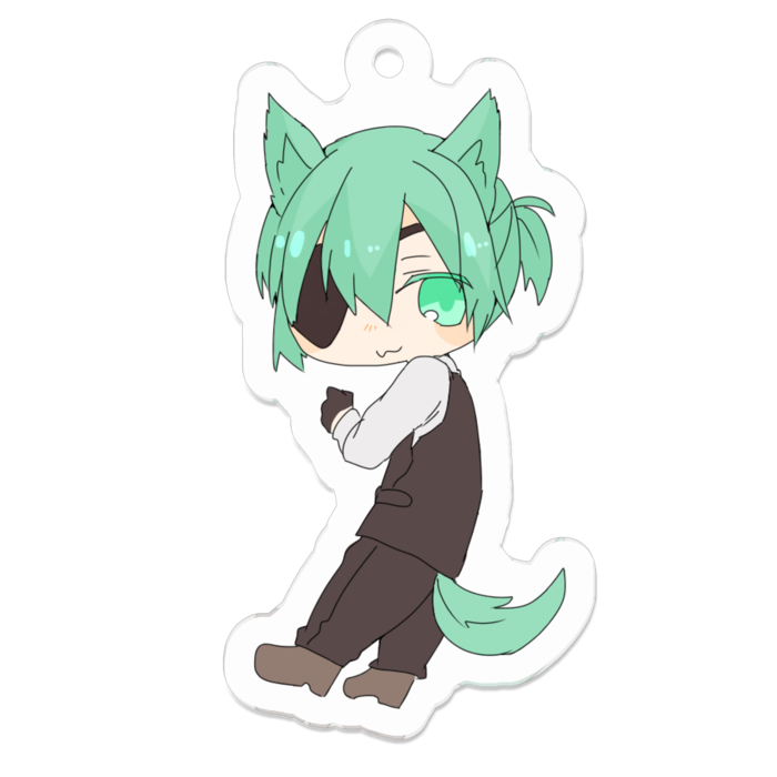 アクリルキーホルダー - 50 x 50 (mm)