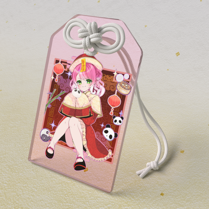 アクリルお守り - 50 × 80mm