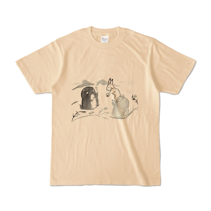 カラーTシャツ - S - ナチュラル (淡色)