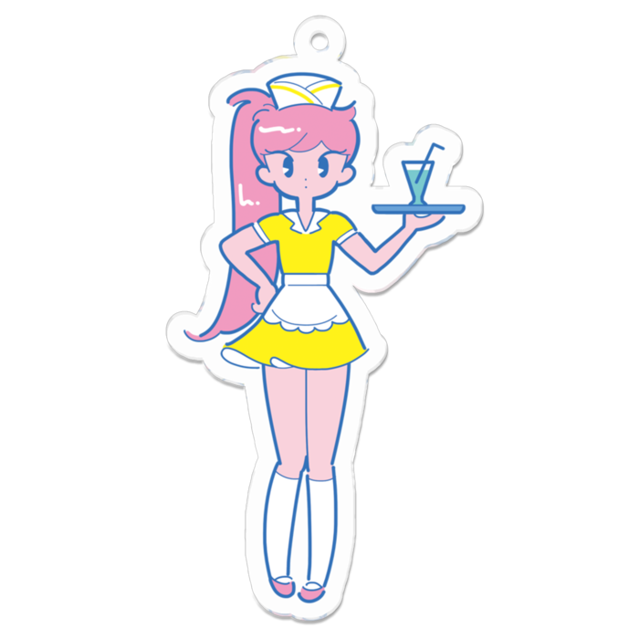 アクリルキーホルダー - 70 x 70 (mm)