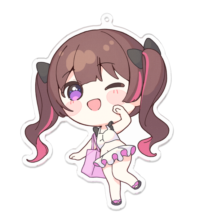 アクリルキーホルダー - 100 x 100 (mm)