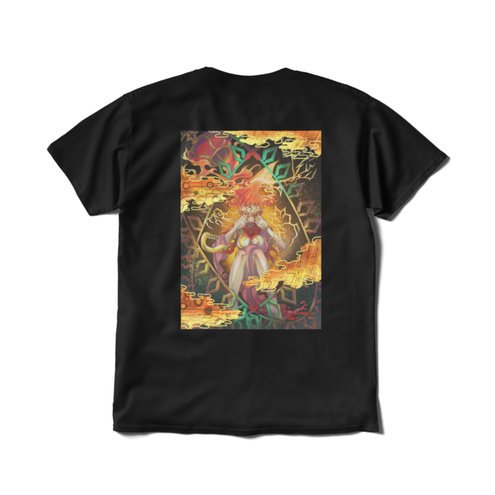 背中Tシャツ：サイズL