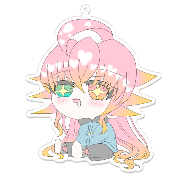 アクリルキーホルダー - 100 x 100 (mm)
