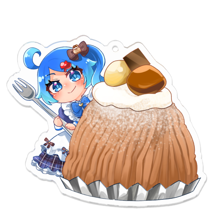 アクリルキーホルダー - 70 x 70 (mm)