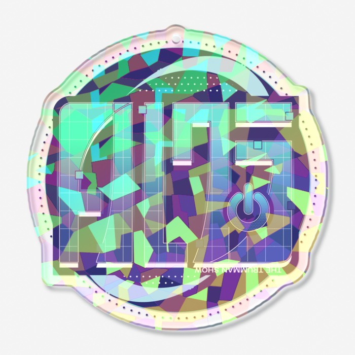 ホログラムアクリルキーホルダー - W70 × H70mm 以内
