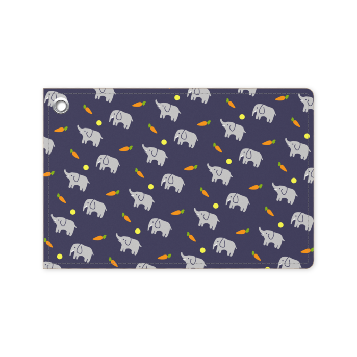 紺色ぞうさん - 70 x 105 (mm)