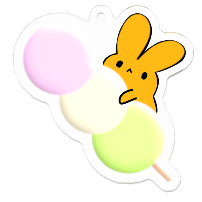 アクリルキーホルダー - 50 x 50 (mm)