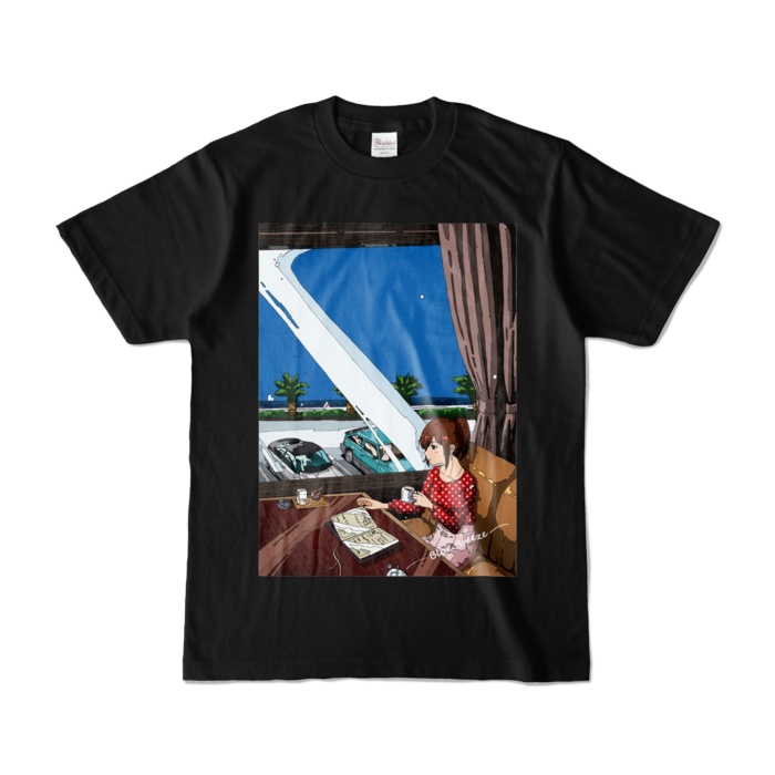 カラーTシャツ - S - ブラック (濃色)