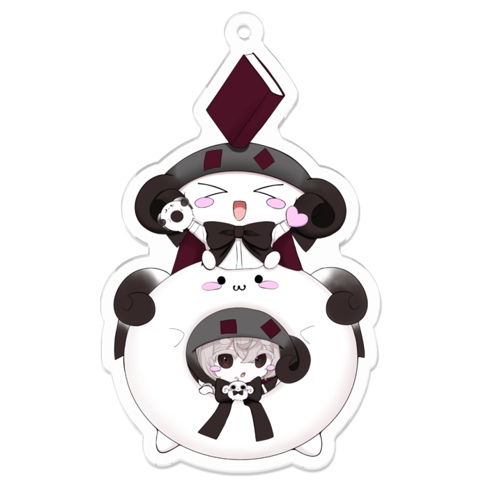 博士(本有)アクリルキーホルダー - 70 x 70 (mm)
