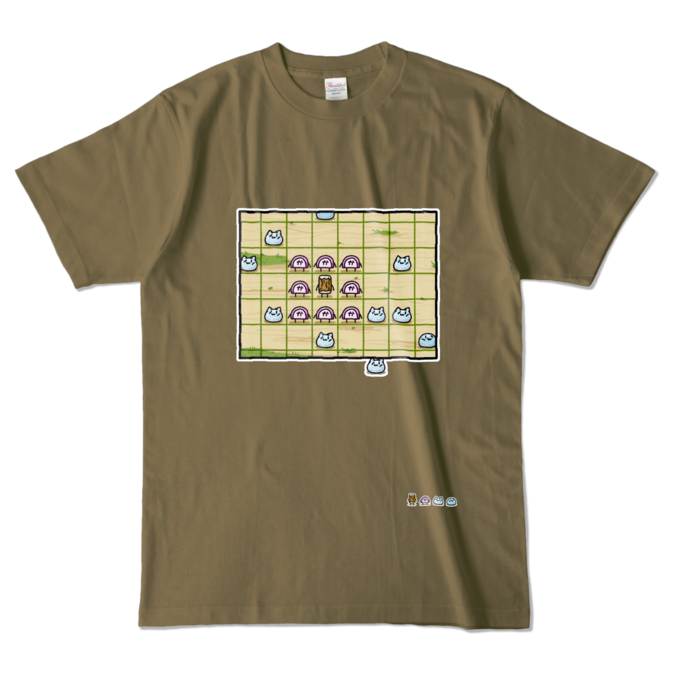 カラーTシャツ - L - オリーブ (濃色)