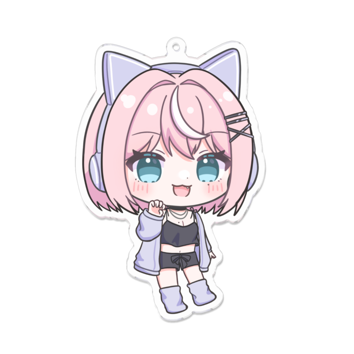 アクリルキーホルダー - 100 x 100 (mm)