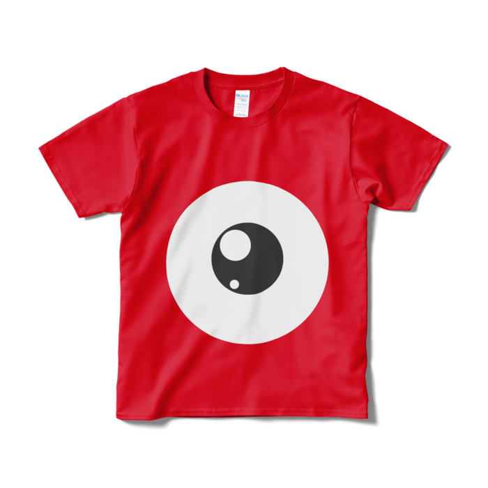 めだまTシャツ（短納期） - S - レッド