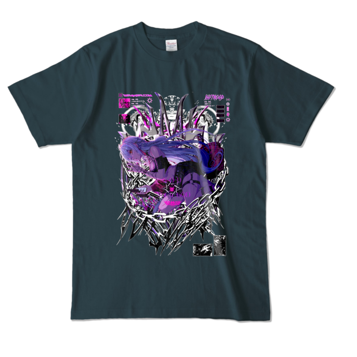 カラーTシャツ - L - デニム (濃色)