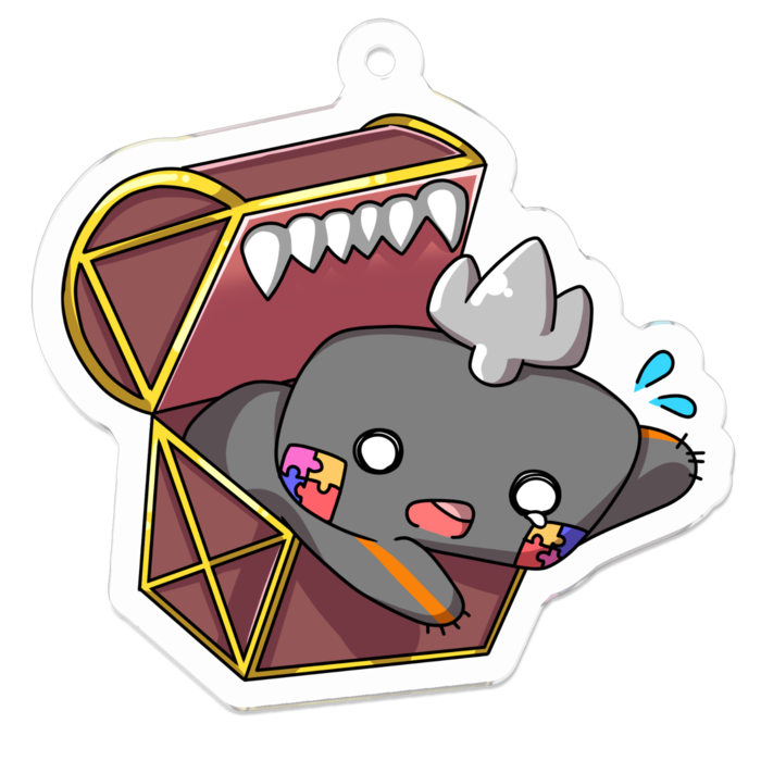 アクリルキーホルダー - 50 x 50 (mm)