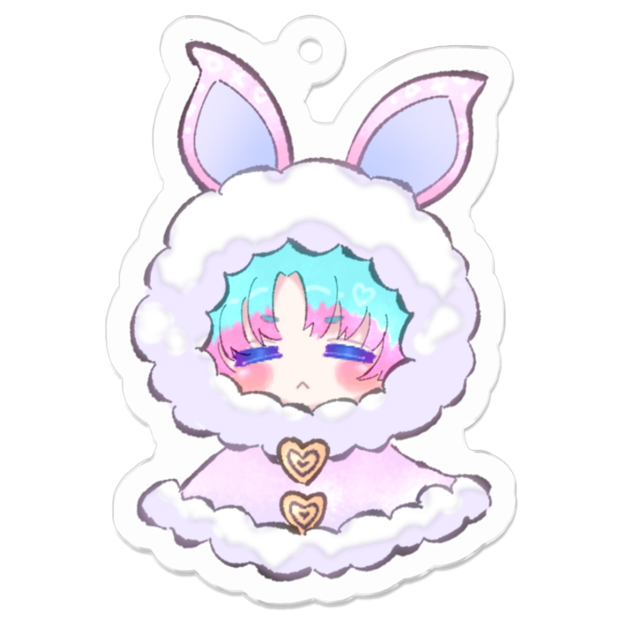 アクリルキーホルダー - 50 x 50 (mm)