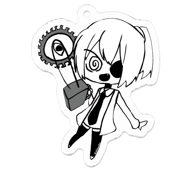 アクリルキーホルダー - 50 x 50 (mm)