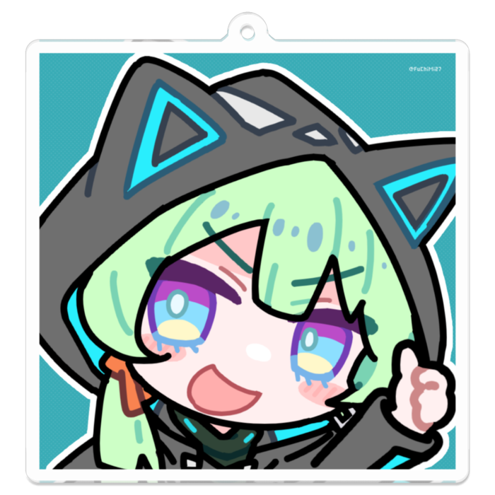 アクリルキーホルダー - 70 x 70 (mm)