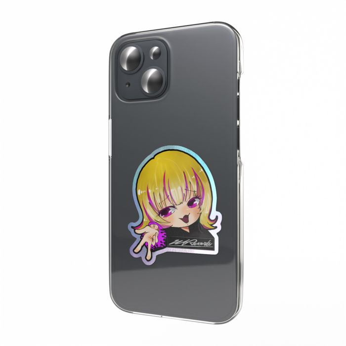 オーロラスマホステッカー - W55 × H91mm 以内