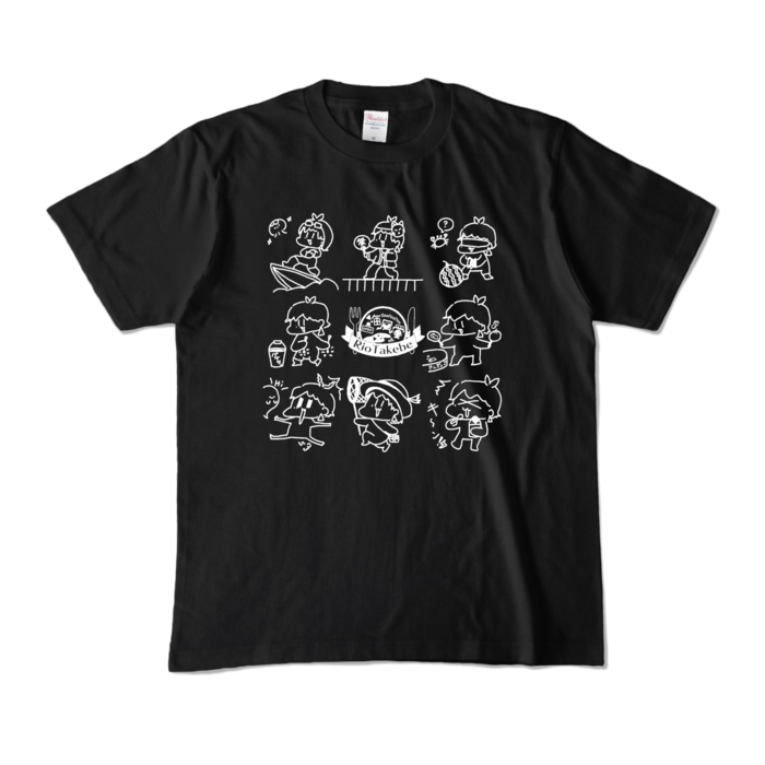 カラーTシャツ - M - ブラック (濃色)