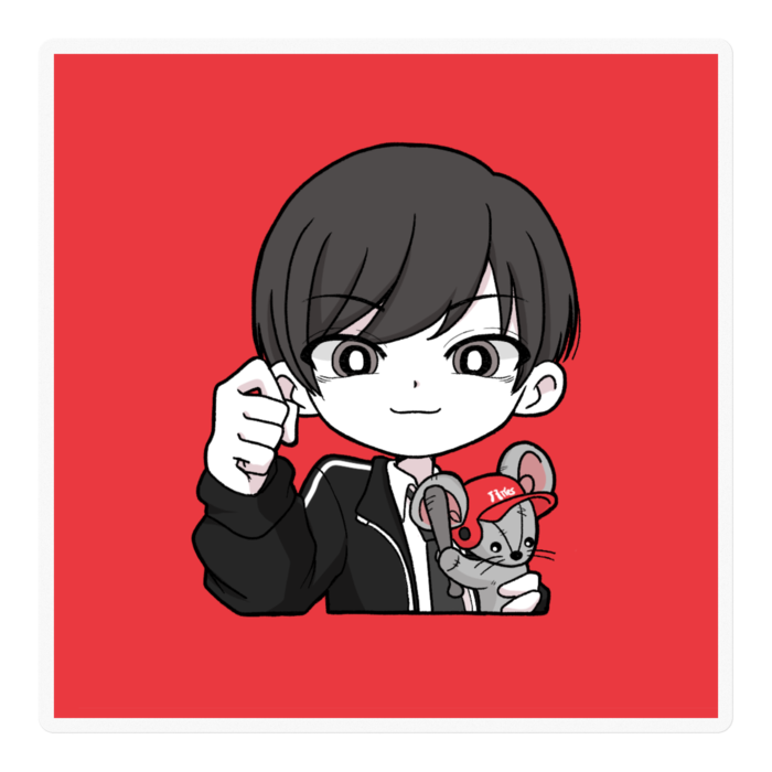 ステッカー - 100 x 100 (mm)