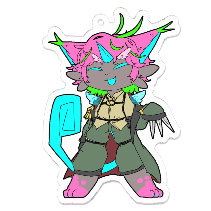 アクリルキーホルダー - 70 x 70 (mm)