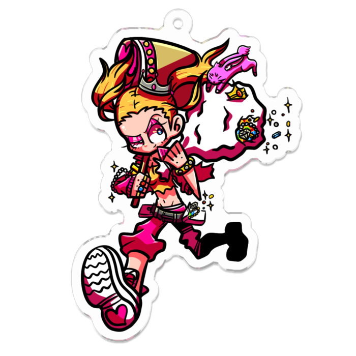 アクリルキーホルダー - 70 x 70 (mm)