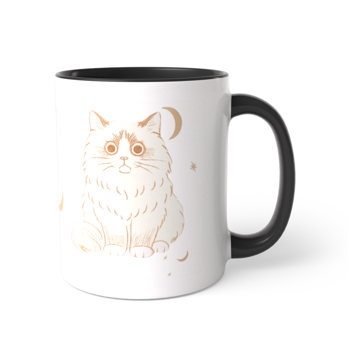 ブラック ツートンカラーマグカップ - 直径 8.2cm / 高さ 9.5cm(5)