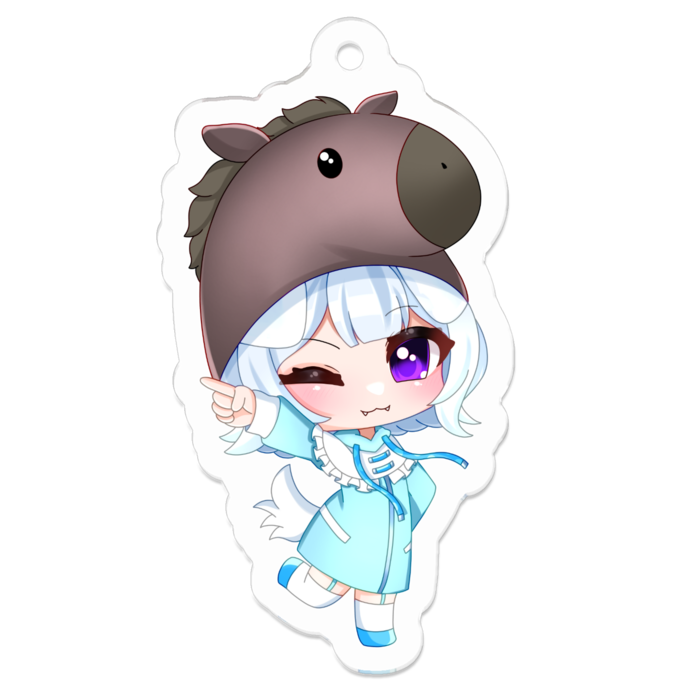 アクリルキーホルダー - 50 x 50 (mm)