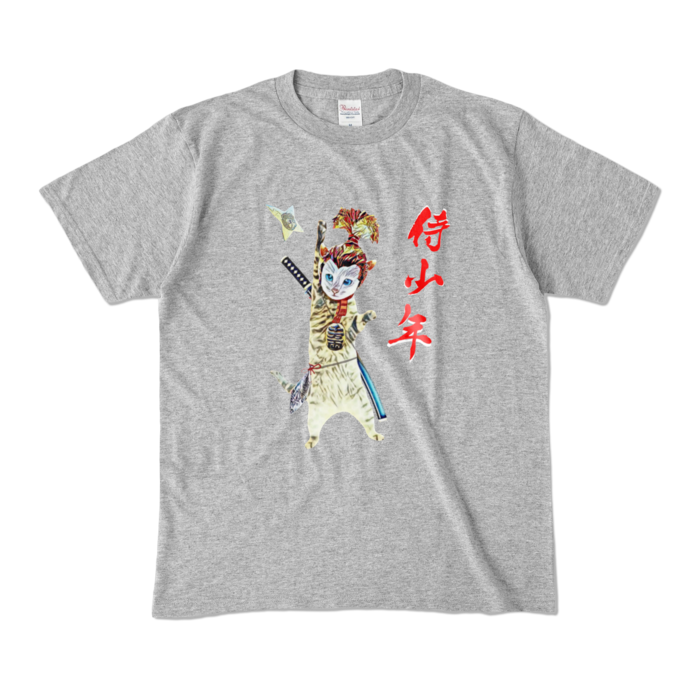 カラーTシャツ - M - 杢グレー (濃色)