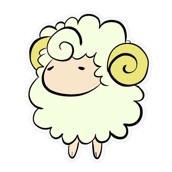 ステッカー - 100 x 100 (mm)クリアタイプ