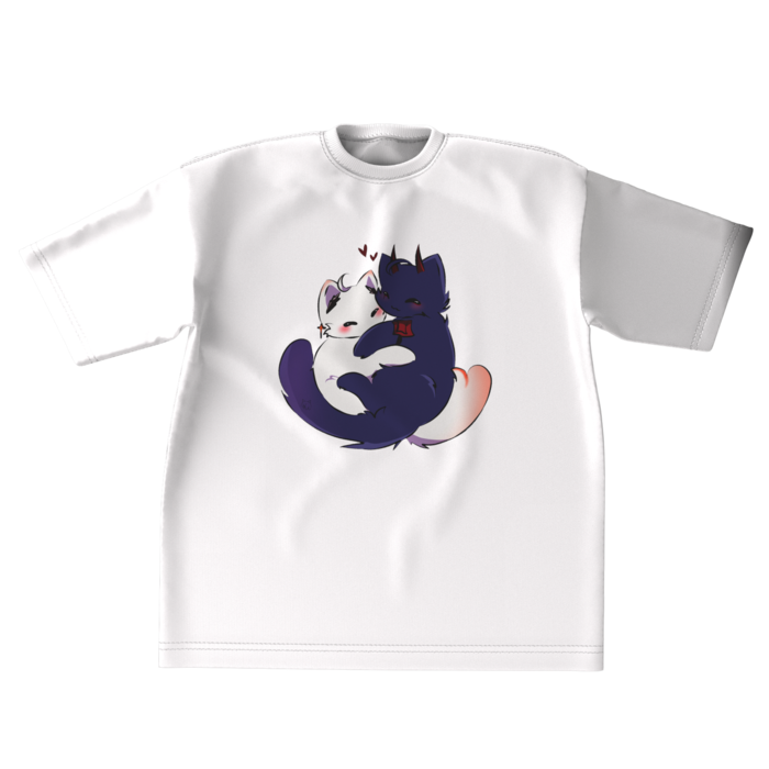 ビッグシルエットTシャツ - XL - 正面