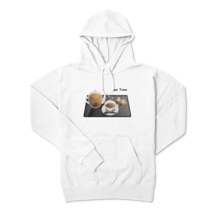 プルパーカー　白色　L