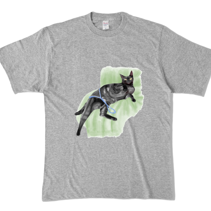 カラーTシャツ - XL - 杢グレー (濃色)