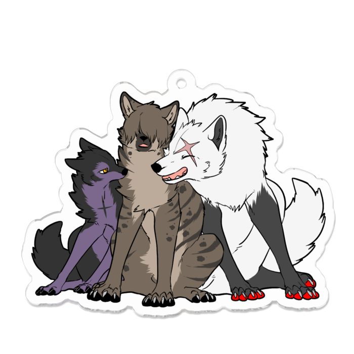 アクリルキーホルダー - 70 x 70 (mm)