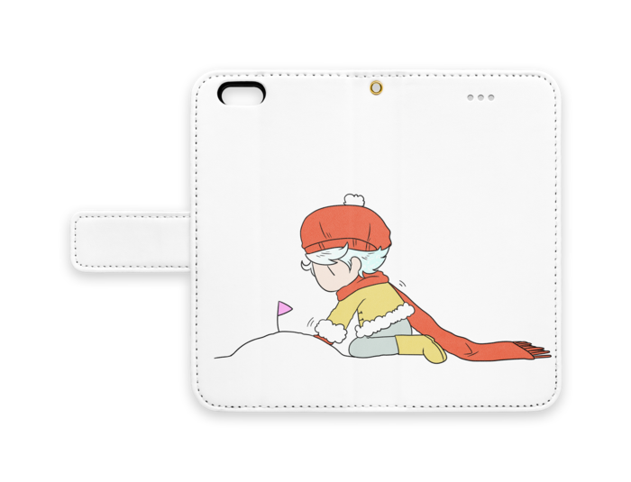 手帳型iPhoneケース - iPhone 6 / 6s - ストラップ穴 あり