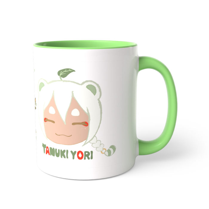 ツートンカラーマグカップ - 直径 8.2cm / 高さ 9.5cm