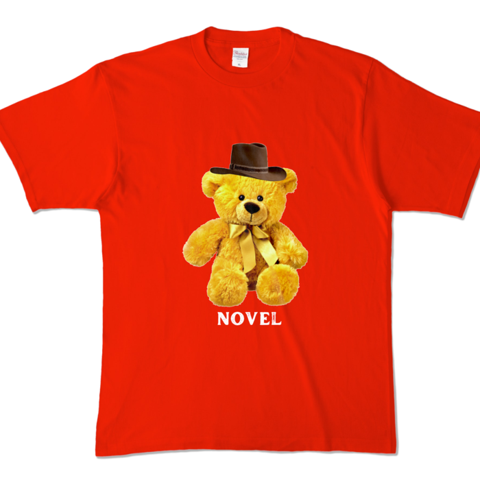 カラーTシャツ - XL - レッド (濃色)