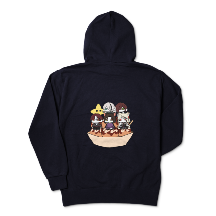 ジップパーカー - XL - ネイビー