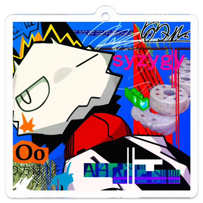 アクリルキーホルダー - 50 x 50 (mm)