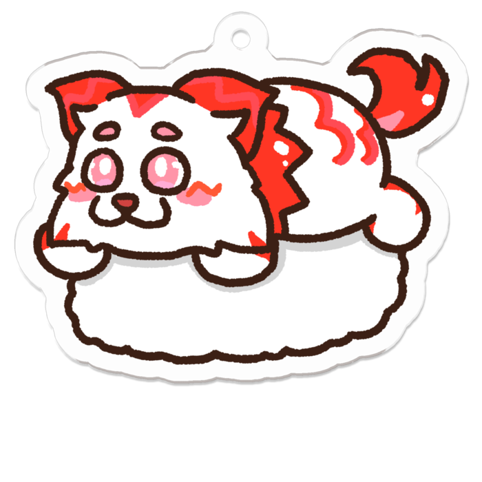 アクリルキーホルダー - 50 x 50 (mm)