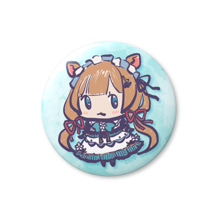 A. ミニコニ いつものメイド服Badge - 56mm