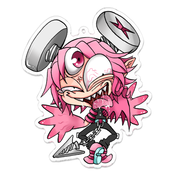 アクリルキーホルダー - 100 x 100 (mm)