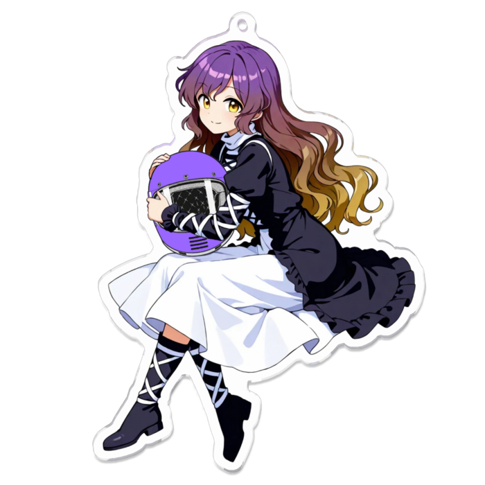 アクリルキーホルダー - 100 x 100 (mm)