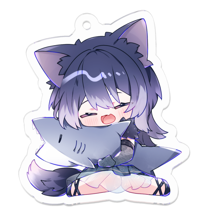 アクリルキーホルダー（コーティング） - 50 x 50 (mm)