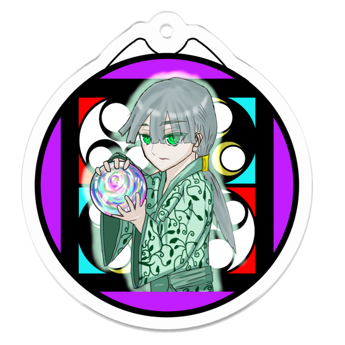 アクリルキーホルダー - 50 x 50 (mm)
