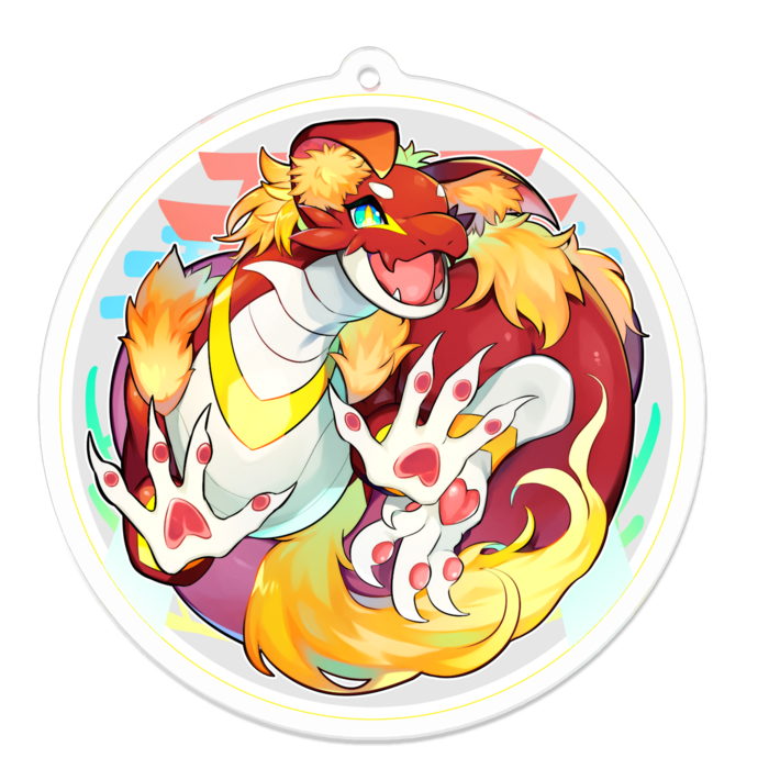 アクリルキーホルダー - 70 x 70 (mm)