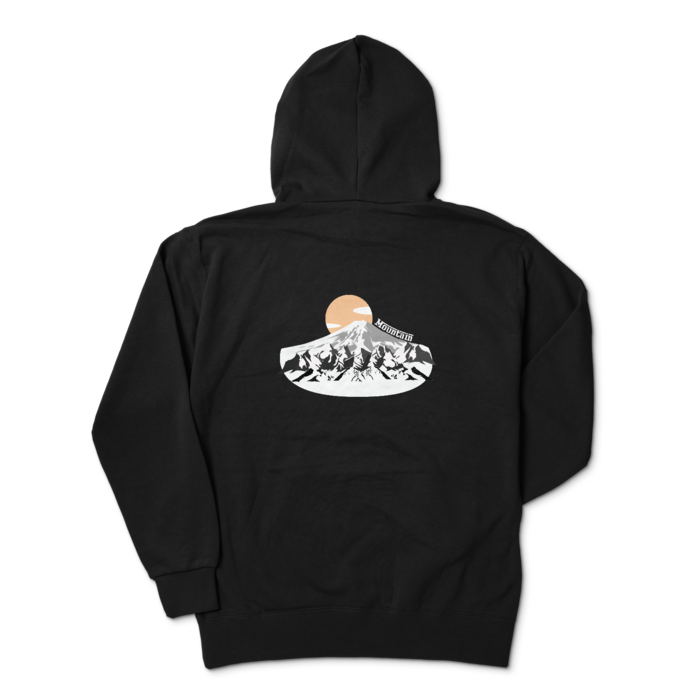 ジップパーカー - XL - ブラック