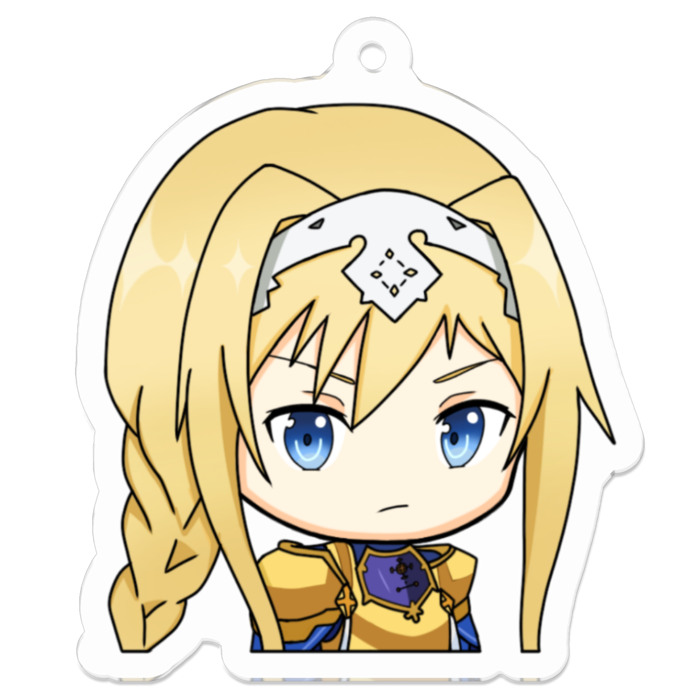 アクリルキーホルダー（コーティング） - 50 x 50 (mm)