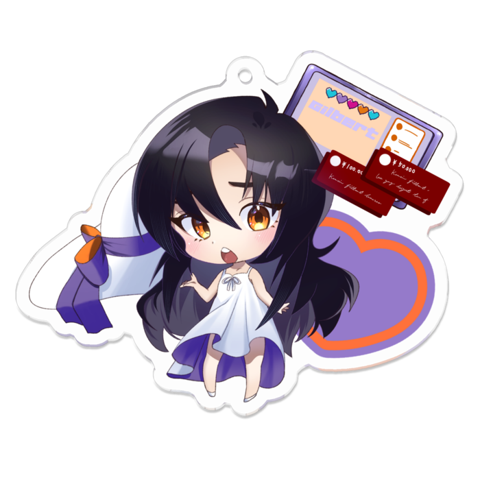 アクリルキーホルダー - 70 x 70 (mm)