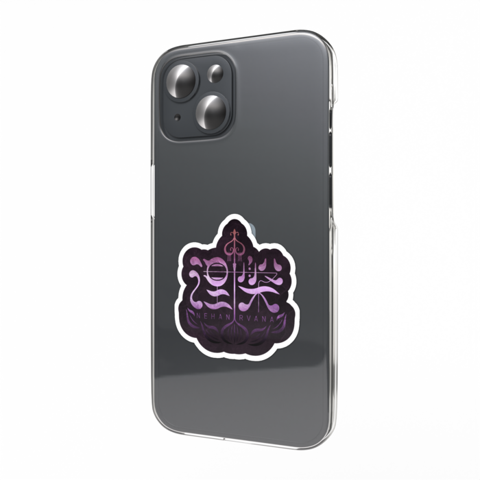 NEHAN LOGO STICKER / PURPLE